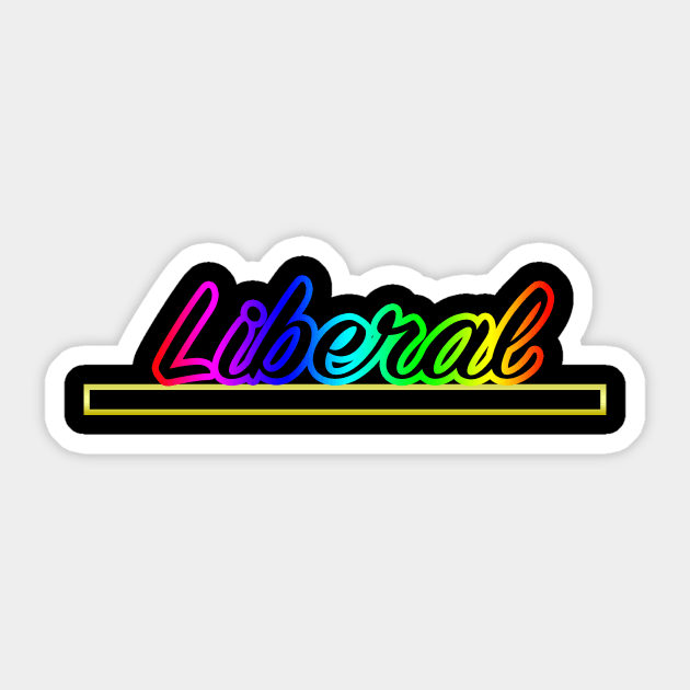 Liberal Sticker by lenn